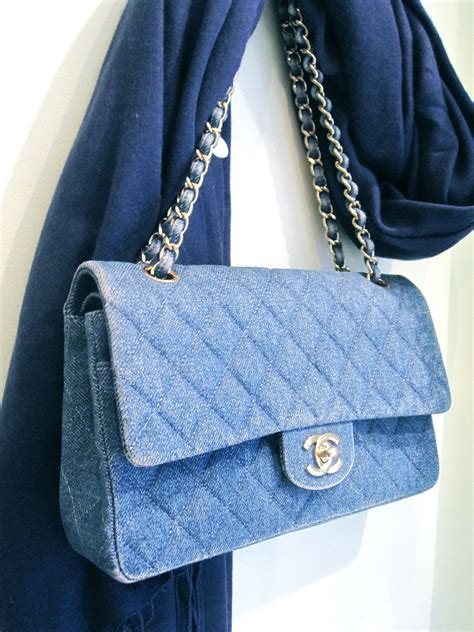 blue chanel bag replica